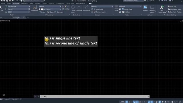 48- Single Line Text | Text | AutoCAD 2020 from Basic to Advance Features смотреть онлайн
