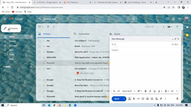 How to Send an Email | Fundamental of Computer | GIT Education смотреть онлайн