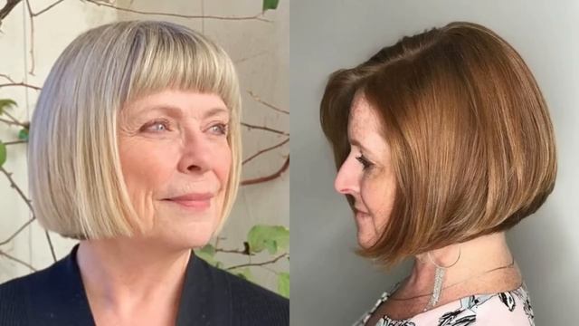 МОДНЫЕ СТРИЖКИ ДЛЯ ЖЕНЩИН 60+ 2023 ГОДА. смотреть онлайн