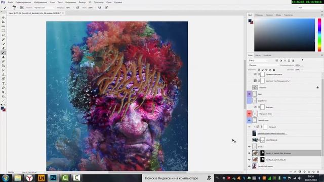 Speedpaint. Процесс рисования. Коралл смотреть онлайн
