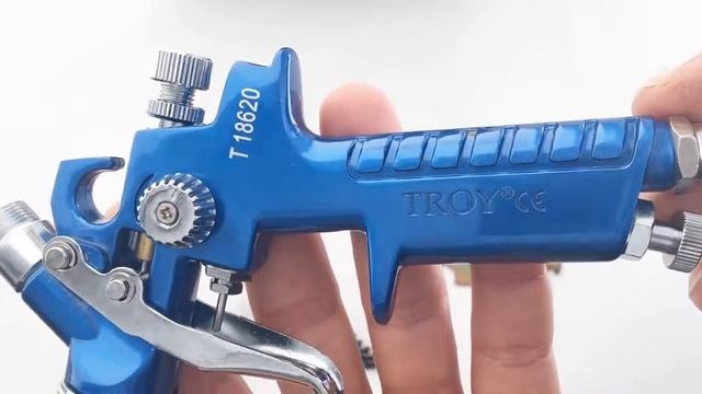 Pistol de vopsit cu aer comprimat Troy T18620, 125 ml, Ø1.0 mm смотреть онлайн