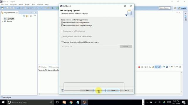 How to create JAR (Java Archive) file of any Project through Eclipse IDE смотреть онлайн