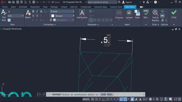 How to edit dimension text in AutoCAD 2022 смотреть онлайн