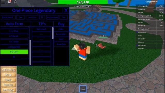 [OP] Roblox Script: One Piece: Legendary | Money, NPCs Auto-farm, & Mucn More! смотреть онлайн