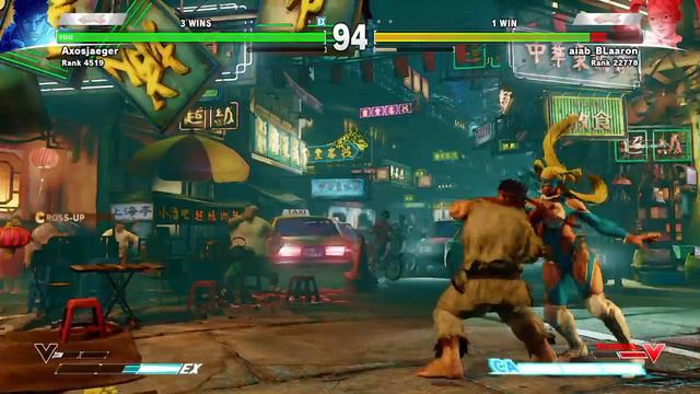 STREET FIGHTER V (BETA) Kara Throw Clash смотреть онлайн