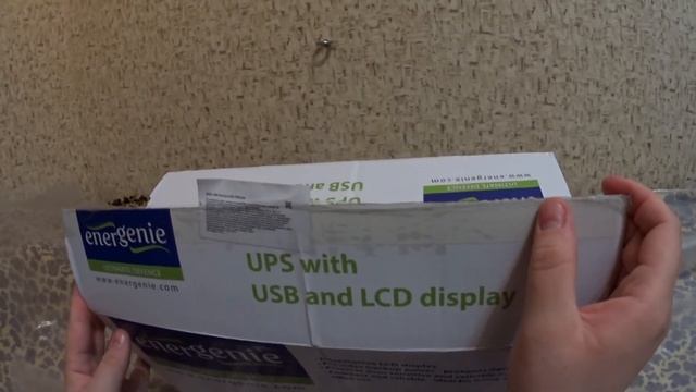 Распаковка — ИБП Gembird EG-UPS-033 смотреть онлайн