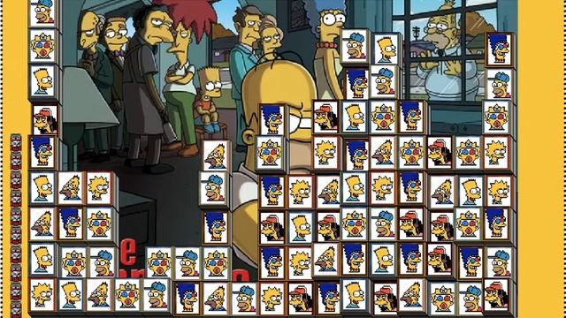 Игра "Мозаика Симпсонов" (Tiles of the Simpsons) - прохождение смотреть онлайн