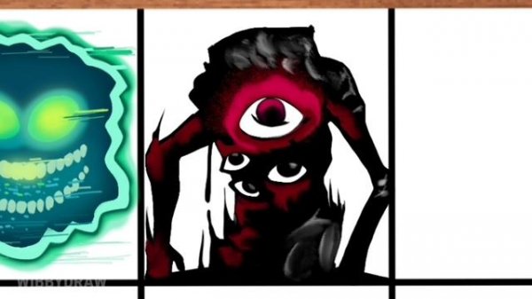 Drawing ROBLOX Doors : Skeleton, Shocker, Hardcore Seek, Dimensional Eye, Smiley, Silence, A90 #5