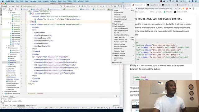 SpringBoot/Angular Tutorial Part 4 - Display Data in HTML Table смотреть онлайн