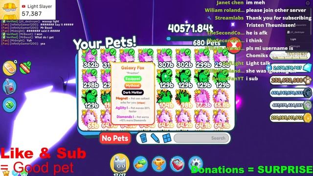 (?LIVE) ?HUGE SANTA PAWS GIVEAWAY!✔️| Roblox Pet Simulator X смотреть онлайн