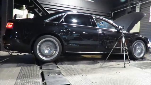 AUDI A8L W12 6.3FSI Quattro Dyno Test Mar's Tune 478hp