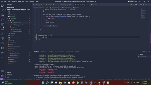8. Apollo graphql code modularization with typeDefs resolvers | module | typeDefs | resolvers смотреть онлайн