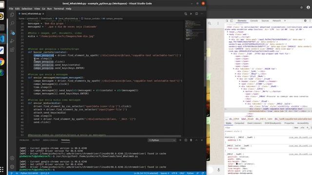 Automatizando WhatsApp com Python (texto + imagem) смотреть онлайн