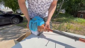 КАК СОБРАТЬ БЕНЗИНОВЫЙ ТРИММЕР KROFF T5500(2-х тактный). ПОЛНЫЙ ОБЗОР!!!