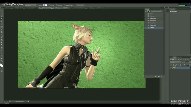 FFXIV: Background Removal Guide - Blue & Green Screen [Photoshop] смотреть онлайн