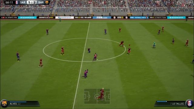 Поиграем в FIFA 15 (PS4) #1 - Мордовия vs Барселона смотреть онлайн