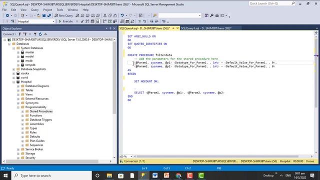 Tutorial SQl Server stored procedure смотреть онлайн