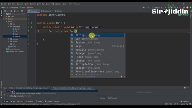 18-dars #java dasturlash tilida interface || javada inheritance смотреть онлайн