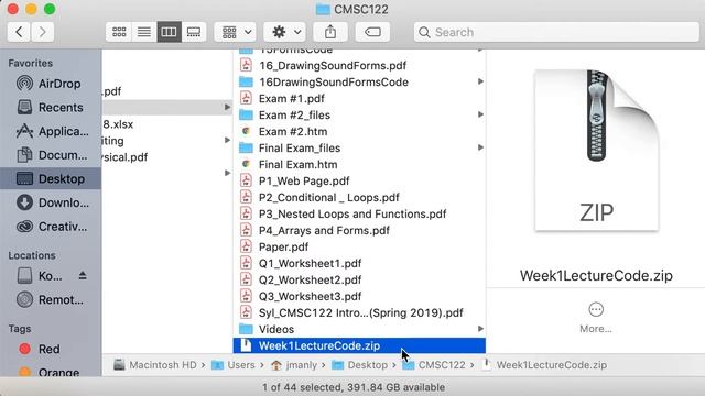 Unzipping a File to Get That Starter Code смотреть онлайн