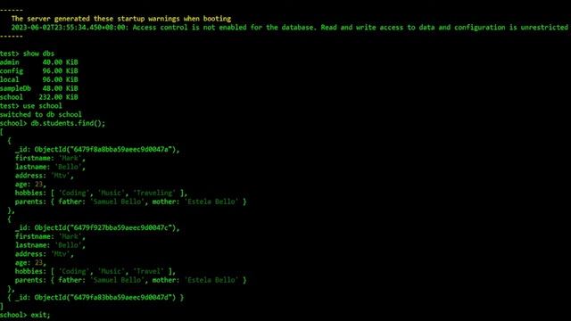 FUNDAMENTAL OF MONGODB |  LIVE 001