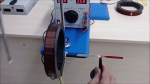 Действие магнитного поля катушки с током на магнитную стрелку