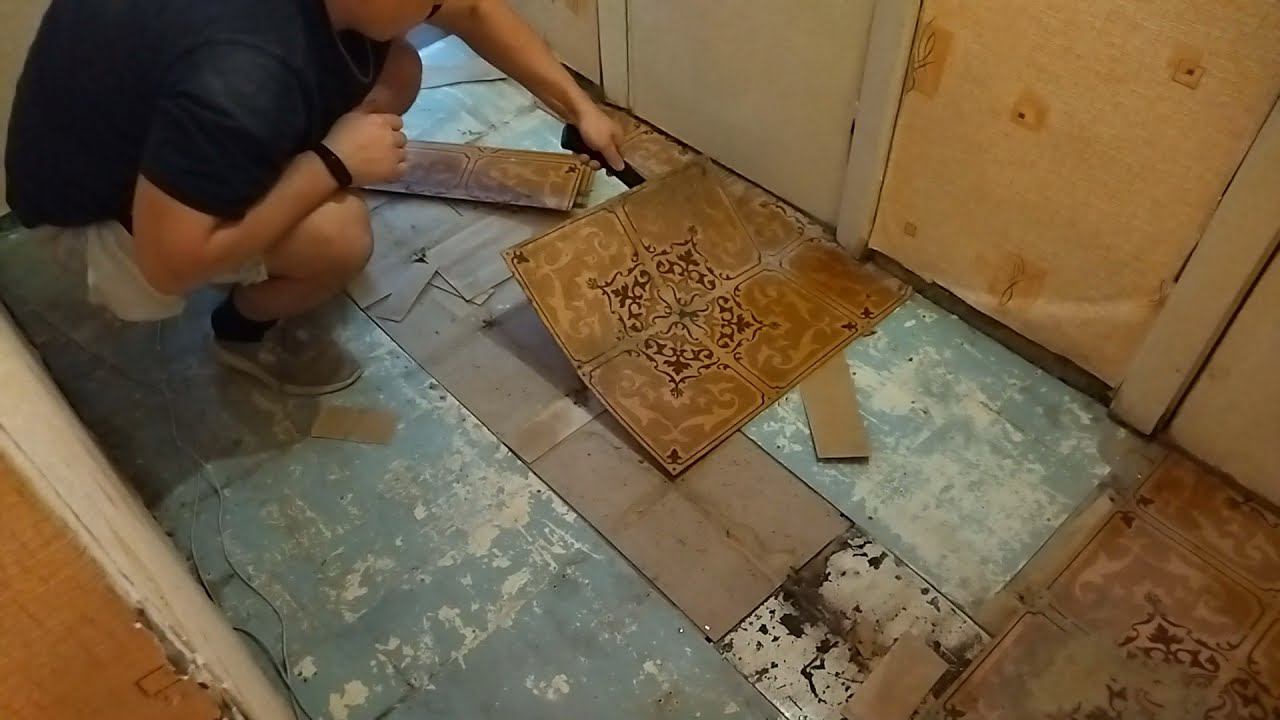 Вскрываем старый ПОЛ. Ремонт пола своими руками смотреть онлайн