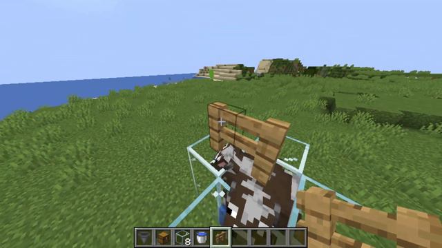 Easiest Minecraft cow farm | Both java and bedrock | All versions | смотреть онлайн