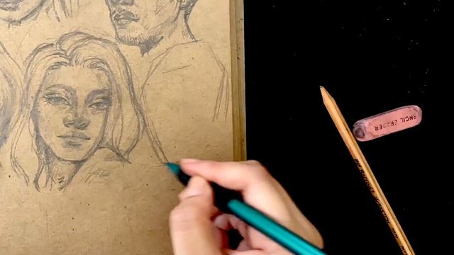 [SKETCH WITH ME] 100 HEADS CHALLENGE | DAY4 #Meds100Heads смотреть онлайн
