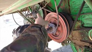 Тест переделанного вариатора комбайна Нива-Эффект