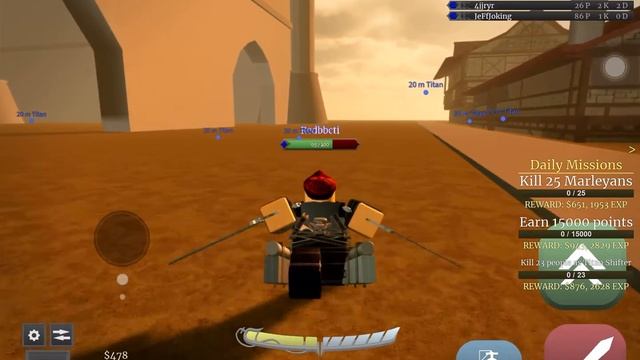 Roblox Titan Warface gameplay смотреть онлайн