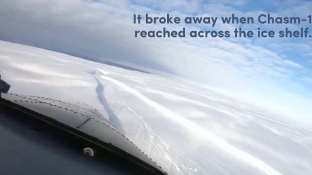 First look at giant A81 iceberg from Antarctica's Brunt Ice Shelf | British Antarctic Survey смотреть онлайн