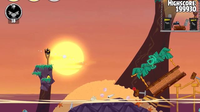Tropigal Paradise 1-11 | Score 206880 | Angry Birds Seasons смотреть онлайн
