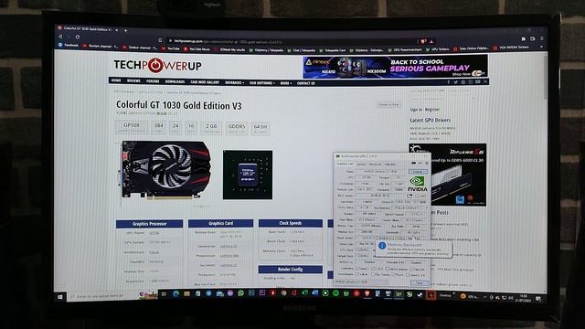 Unboxing Test 3DMark Night Raid Benchmark Colorful GeForce® GT 1030 Gold Edition V3 2GB GDDR5 21Jul смотреть онлайн