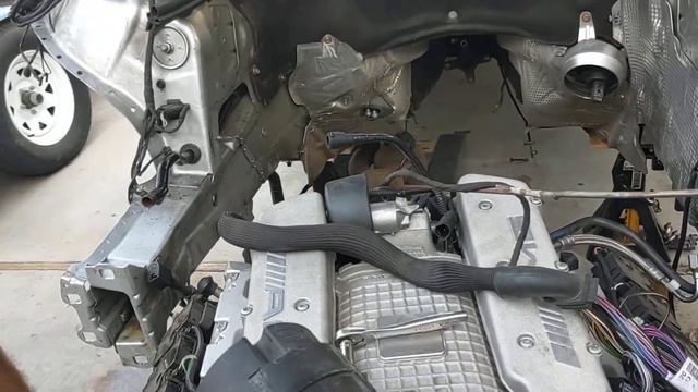 Abused 03 Mercedes CL55 AMG! Frame Work Underway + Engine And Trans Extracted Project AMG Revival # смотреть онлайн