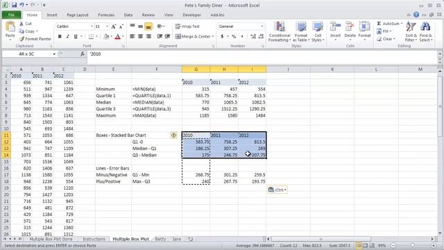 Unit 1C: Excel Multiple Box and Whisker Plots смотреть онлайн