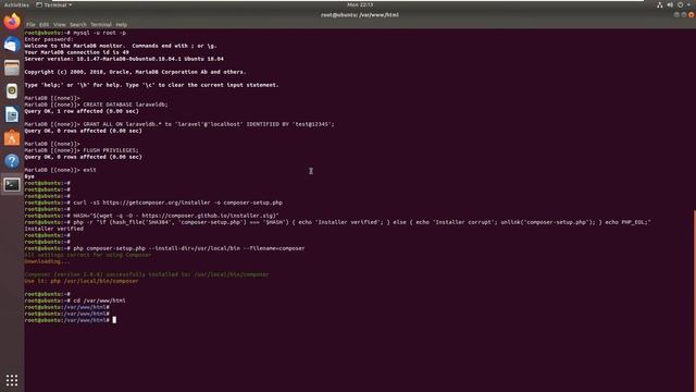 How to Install Laravel Framework on Ubuntu 18.04 LTS смотреть онлайн