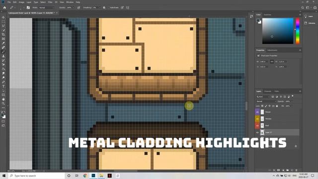 Cyberpunk Hotel Pixel Art Timelapse смотреть онлайн