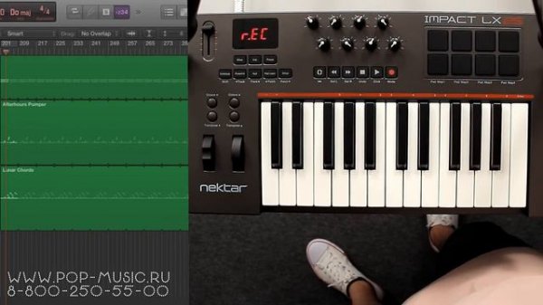 MIDI клавиатура NEKTAR IMPACT LX25 (Best Budget MIDI Keyboard)