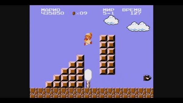 Super Mario Bros. Прохождение (NES Rus)