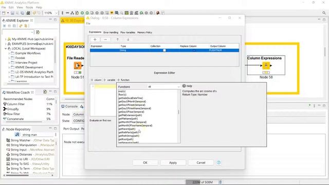 Day 12 - Column Expressions Node - 30 Days of KNIME смотреть онлайн