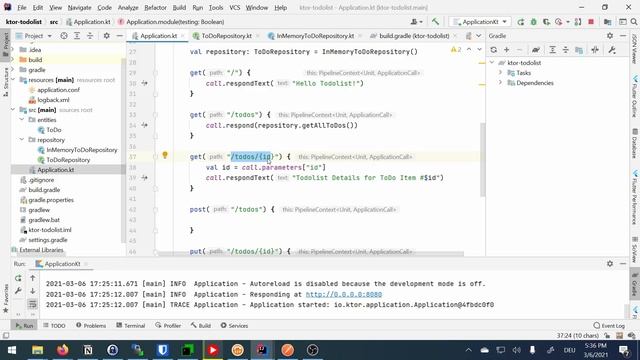 Ktor ToDo-List Backend #03 - Repository Pattern + Return single ToDo-Item смотреть онлайн