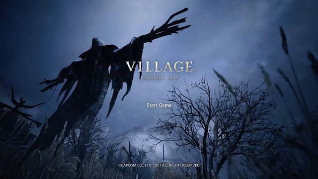 Resident Evil Village - Main Menu Ambiance (music, Eerie White Noise)