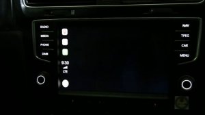 Volkswagen Golf Wireless and wired Apple CarPlay, Android Auto OEM Integration Demo Video