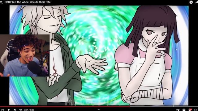 REACTING TO DANGANRONPA BUT THE WHEEL DECIDES THEIR FATE VIDEOS! смотреть онлайн