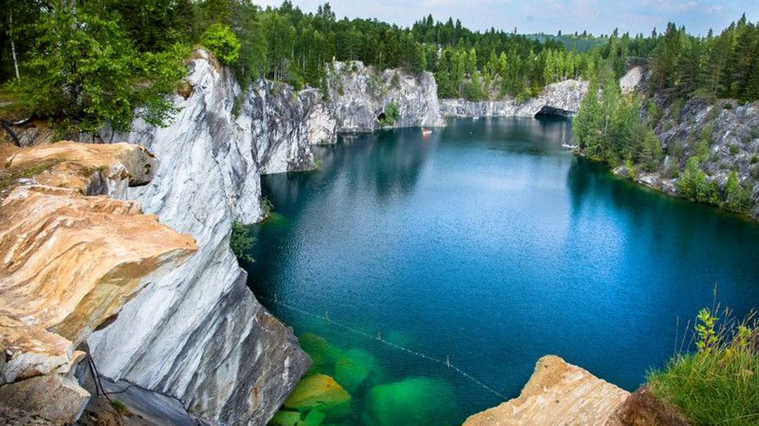 Карелия. Горный парк Рускеала смотреть онлайн