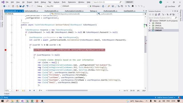 ASP.NET Core 5 WebAPI JWT Token Validation | Authentication |Swagger Middleware | Microservices|Day