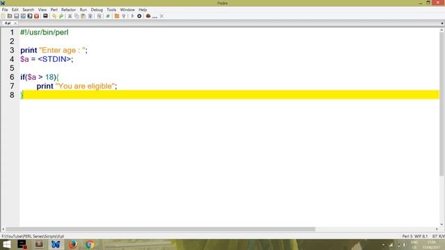 10. PERL - Control Structures (if) | Suraj Mundalik смотреть онлайн