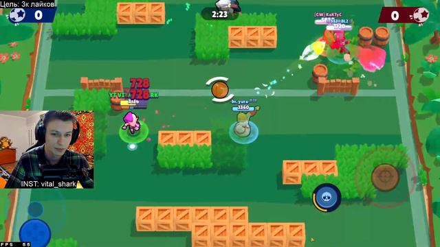 СТАНУ ТОП ИГРОКОМ В ФУТБОЛЕ! / BRAWL STARS STREAM смотреть онлайн