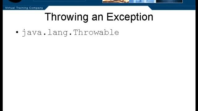 44.Java Certification-Chapter06.Flow Control-Lesson8.Throwing an Exception Pt.1 смотреть онлайн
