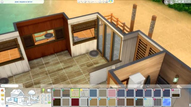 【TS4】Дом с видом на Лагуну || Строительство [NO CC] смотреть онлайн